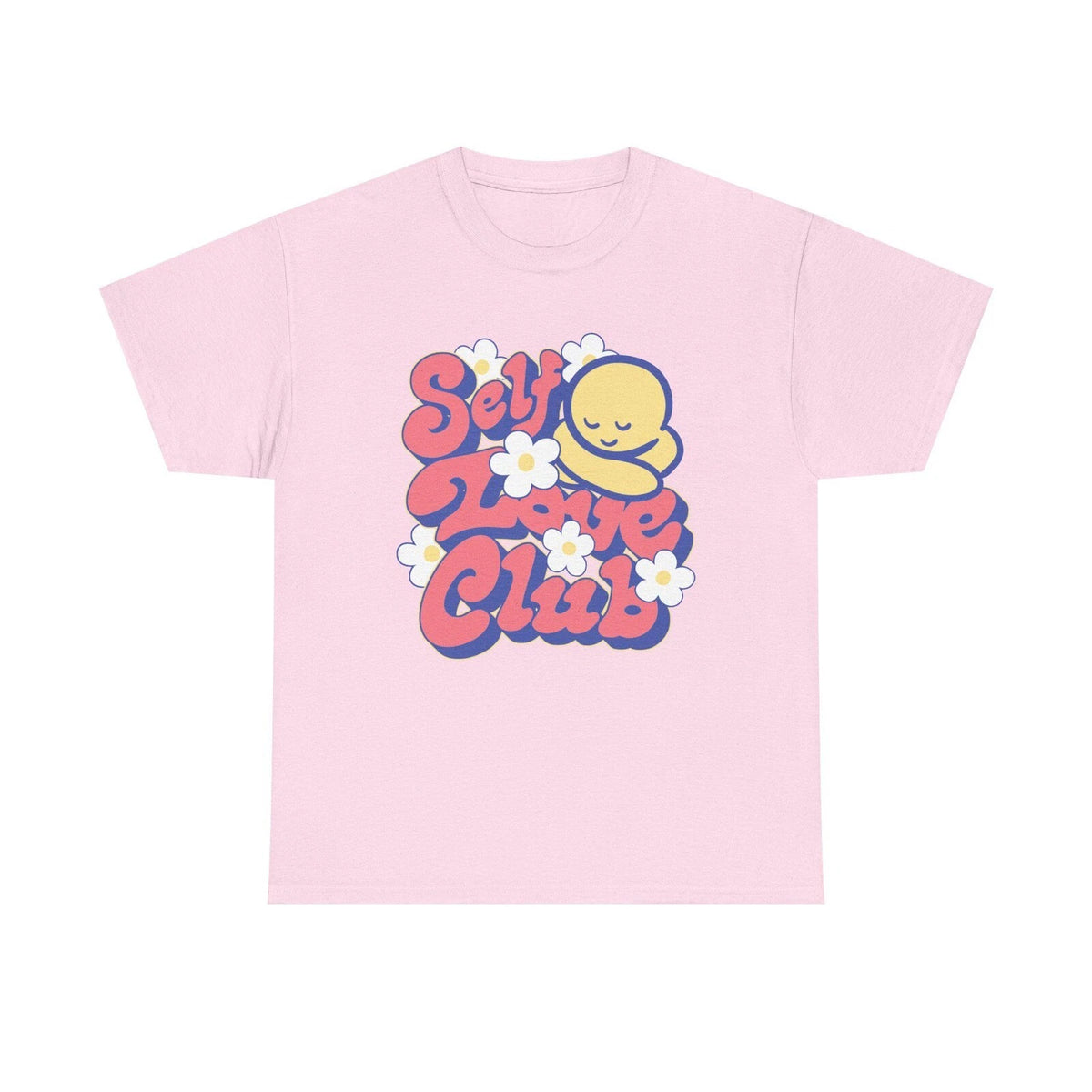 Self Love Club Unisex Tee, Cute Motivational T-shirt, Positive Vibe Apparel, Uni