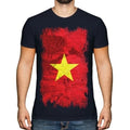Vietnam Grunge Flag Men's T-Shirt VI? T Nam Vietnamese Jersey Gift T-Shirt