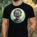 Mens Funny Zombie Theme Cotton T-Shirt Size XS to 5XL
