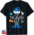 Chrismukkah Jewish Elf Happy Hanukkah Family Menorah Pajama T-Shirt