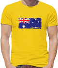 Australien Grunge Flagge - Herren T-Shirt - Australische Flaggen Canberra Oz
