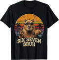 Six Seven Bruh 67 Capybara 6 7 Funny Meme Animal Unisex T-Shirt