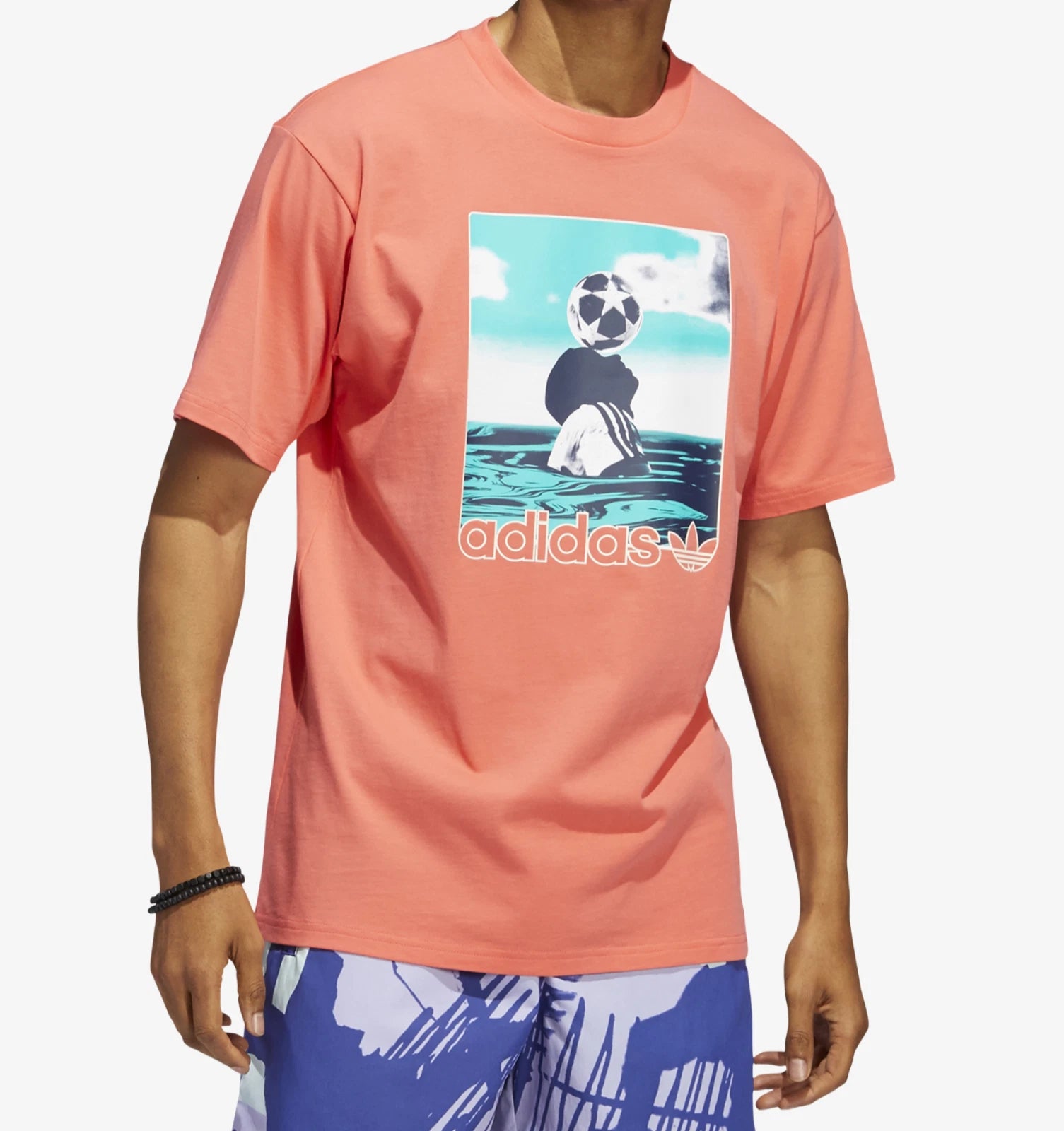 NEW MEN'S ADIDAS ORIGINALS ARCHIVE SOCCER PHOTO SHIRT ~SIZE XL  #HC2127