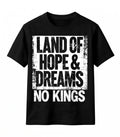 Vintage Land Of Hope And Dreams Patriotic Typography T-Shirt