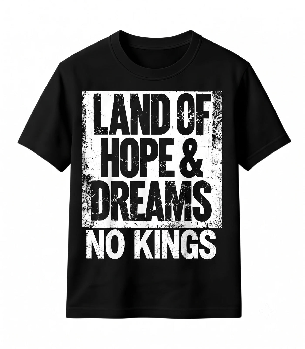 Vintage Land Of Hope And Dreams Patriotic Typography T-Shirt