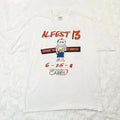 Gildan ALFEST 13 T-Shirt Jason Mask Beer Size L - Grove Cares Sponsors Tee