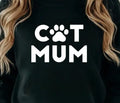 Cat Mum Cute Paw Mother’s Day Jumper - Funny Pet Cat Lover Minimalist Pullover