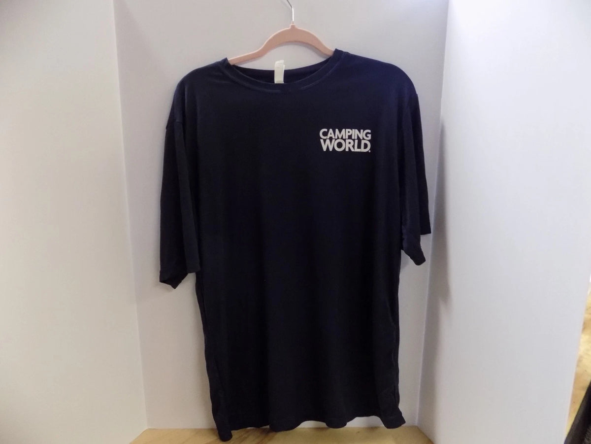 Team 365 Brand Camping World Navy Blue T-Shirt, Men's Large, New and Never Worn