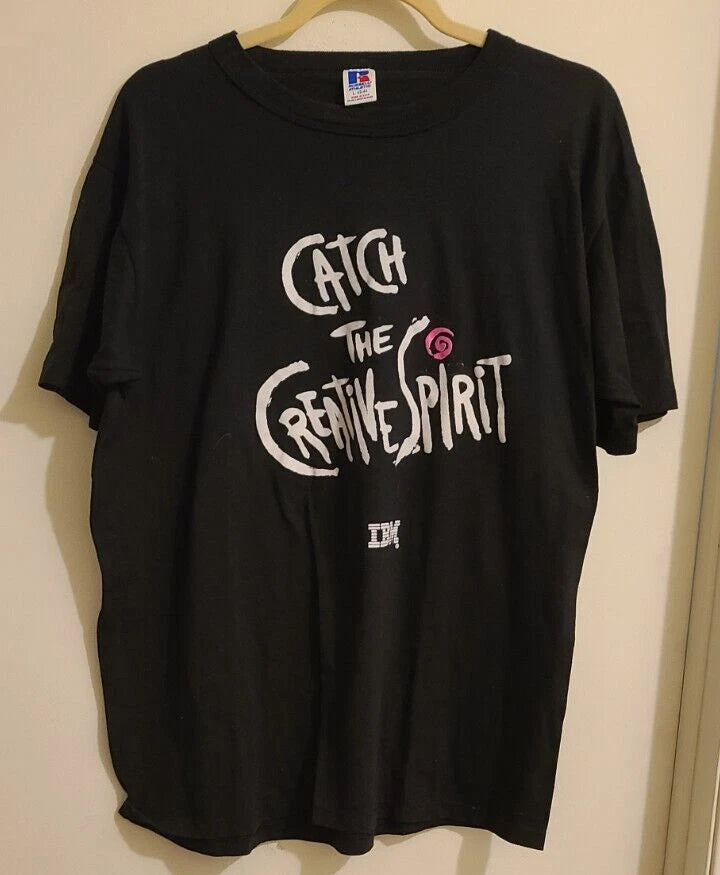 Vintage IBM Catch The Creative Sprit T-Shirt Large