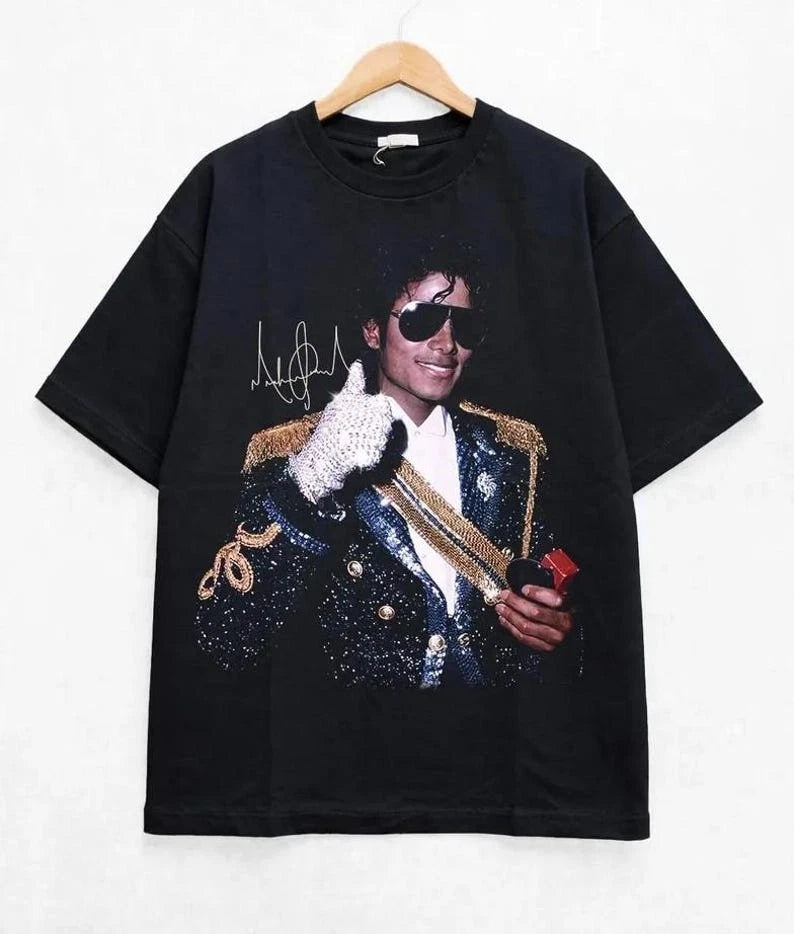 Michael Jackson Vintage Shirt, Retro Graphic Tee, King of Pop T-Shirt