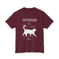 Cat Petting Guide T-Shirt, Cute Cat Lover Tee, Funny Cat Owner Shirt, Cat Mom