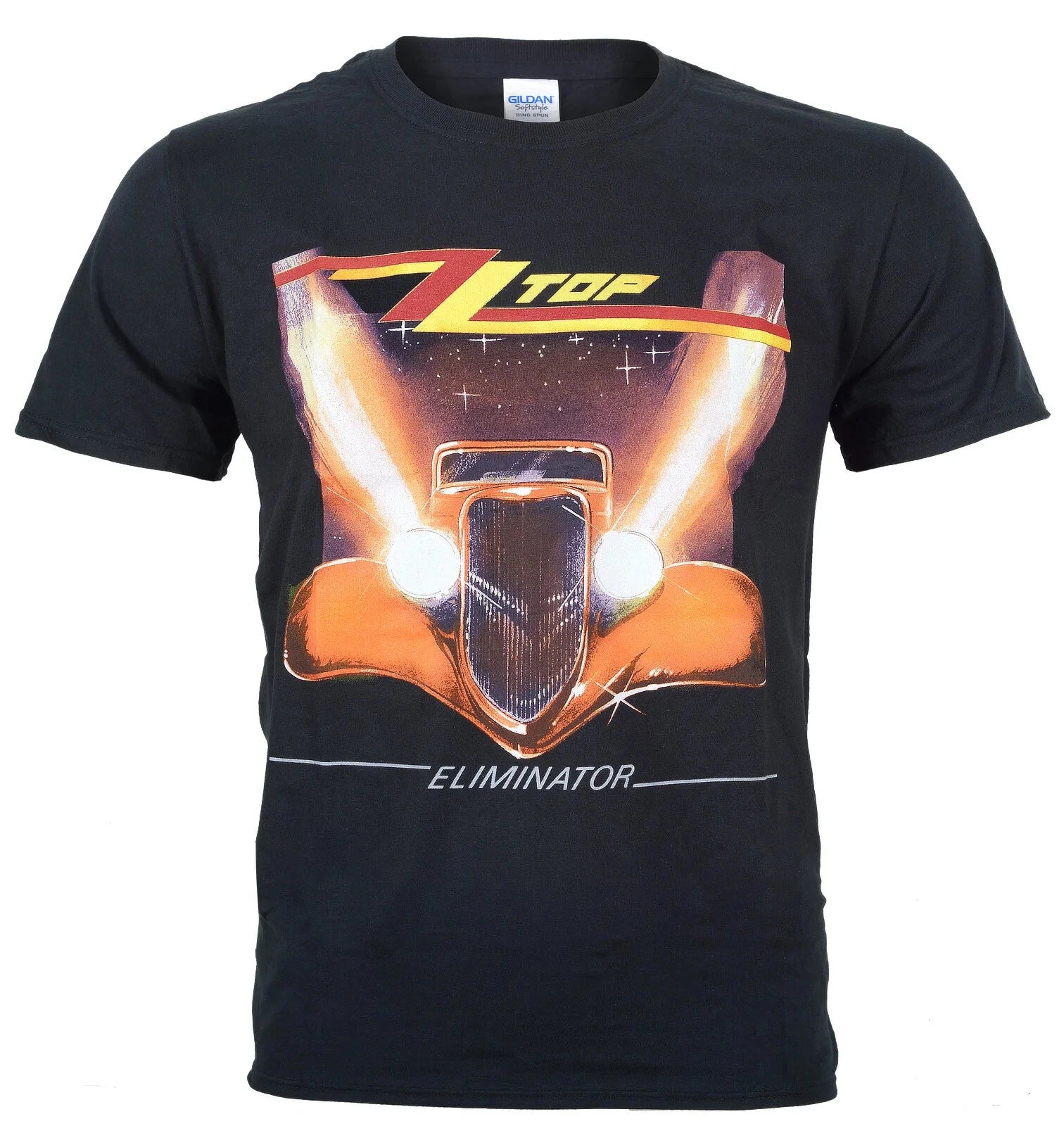 Official ZZ Top T Shirt Eliminator Album Cover Hot Rod Car New  Medium