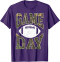 Game Day Football Season Camo Fan Graphic T-Shirt
