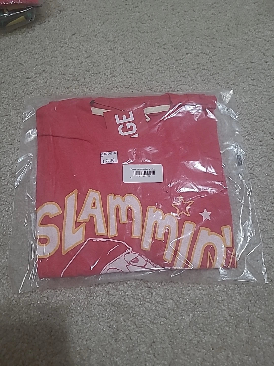 Homage Slammin With Sauerkraut Saul Size S T Shirt NIP S0000218