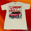 New Coors Racing Banquet Beer Racecar 89 Classic Men's Vintage T-Shirt