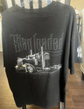Stay Loaded Apparel Men's 2XL Black Tee (Back Graphic)Black Peterbilt SemiTruck