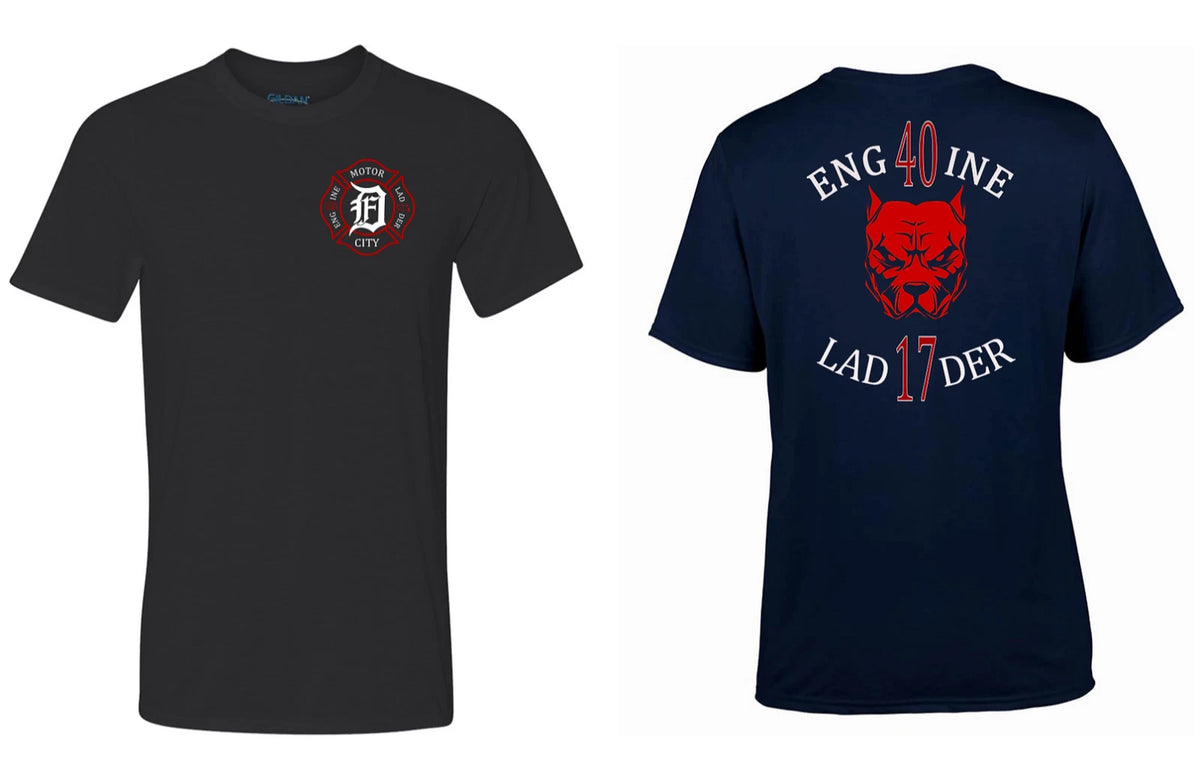 Dexter Dawgz Engine 40 FDNY Firefighter T-Shirt Graphic Tee