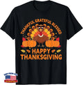 Thankful Grateful Blessed Turkey, Happy Thanksgiving T-Shirt