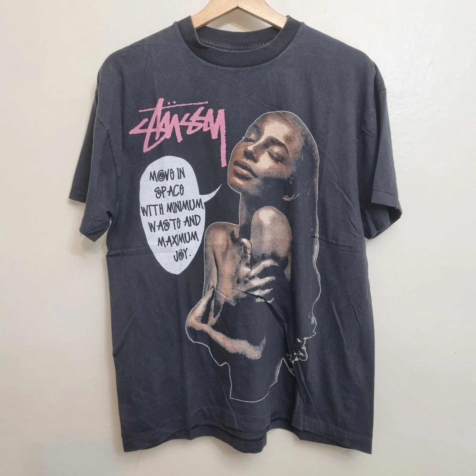 Stussy X Sade Vintage T Shirt Size Large Graphic Print No Ordinary Love