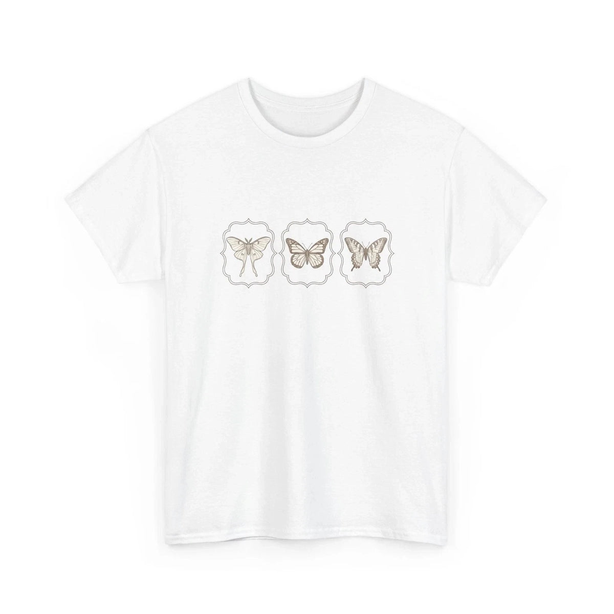 Butterfly Moth Shirt Cottagecore Outdoors  Sketch T-Shirt  Sizes S-5XL