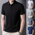 Men's Casual Short Sleeve Tshirt Lapel Neckline Breathable Streetwear Top
