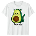 Avocato T-Shirt Avocado Food Puns Cats Birthday Gift For Him And Her