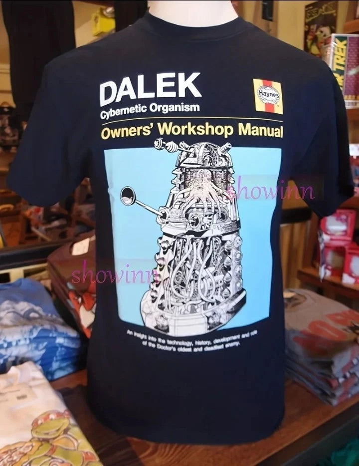 Dr Who Dalek Cybemetic Organism Graphic Printed Casual Men's T-Shirt S to 3XL