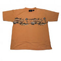 Vintage 90s RedHead Large Orange Cotton Fishing Graphic T-Shirt
