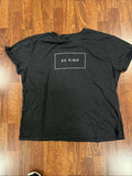 Be Kind T-Shirt; Women’s  Grey Short Sleeve Graphic Tee - Size 2X