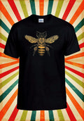 Bee Drawing Moth Insect Tattoo Funny Unisex T Shirt 1556 Image 1 of 2