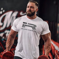 Men’s Graphic Printed T-Shirt Oversized Gym Tee Bodybuilding Fitness Streetwear
