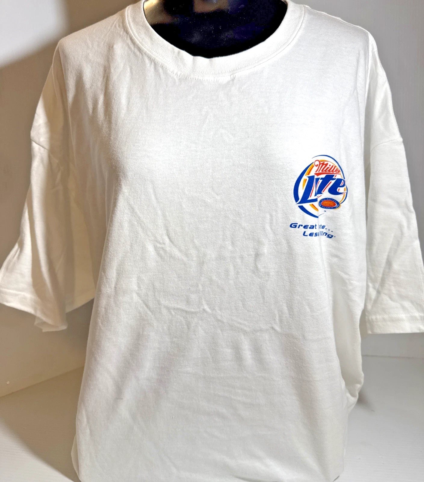 MILLER LITE - Great Taste…Less Filling T Shirt Size XL