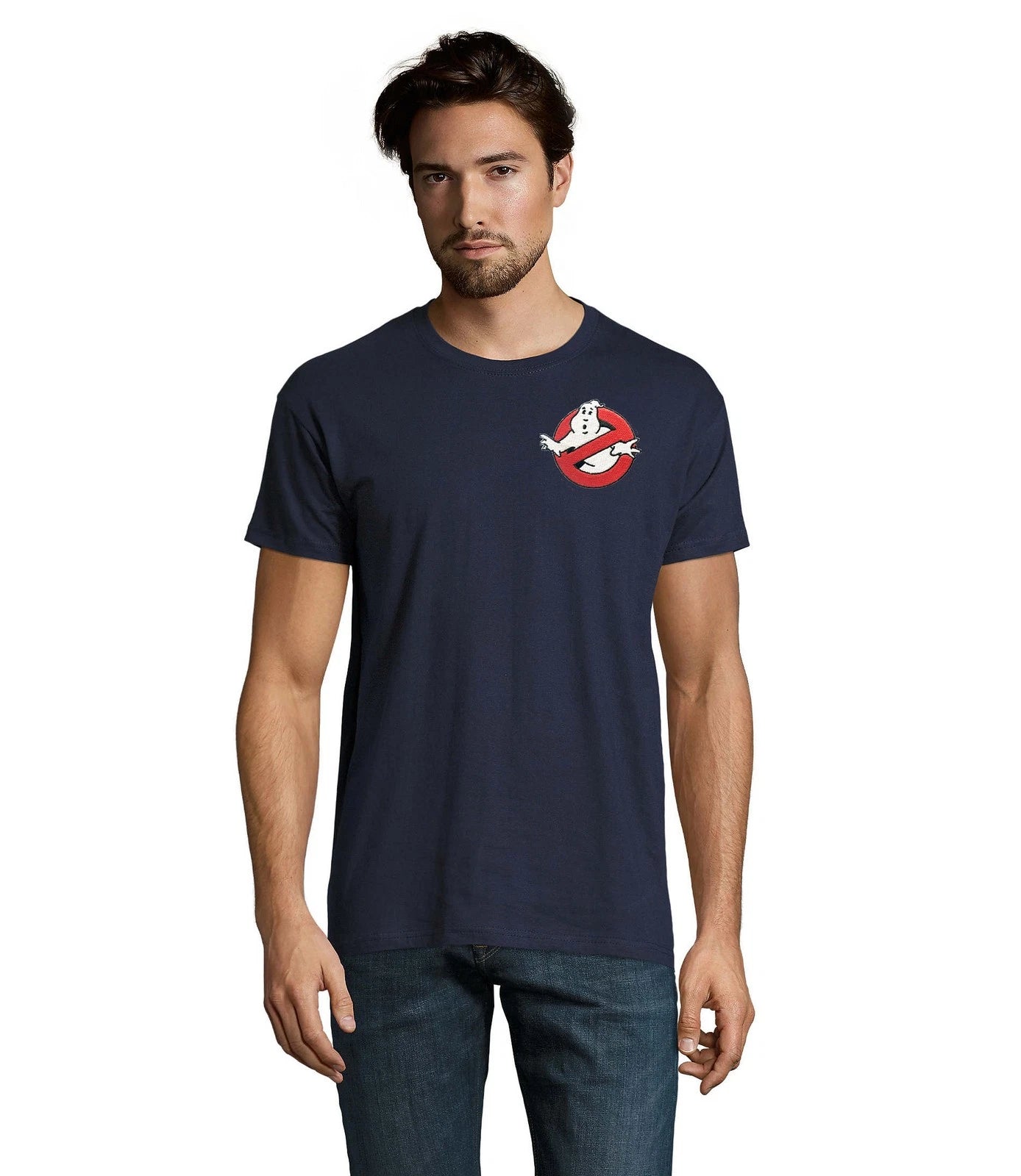Urban Spirit Ghost Logo Cotton Shirt