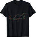 Cute Otter Christmas Lights Festive Holiday T-Shirt for Animal Lovers