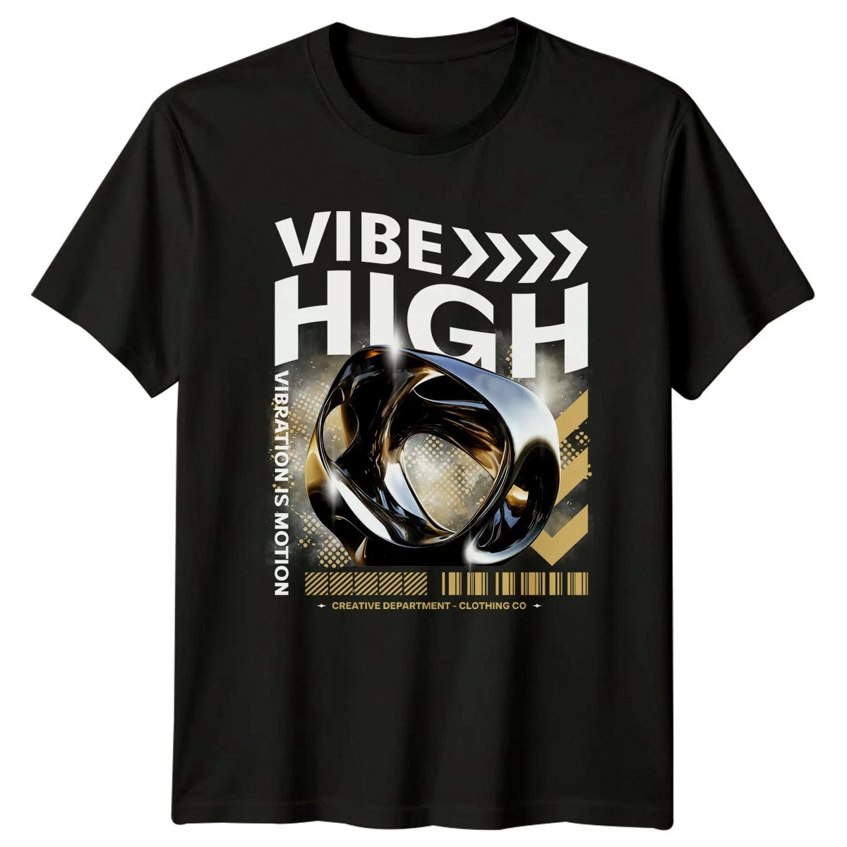 Vibe High Vibration Is Motion T-Shirt Y2K Aesthetic Gift For Him And Her