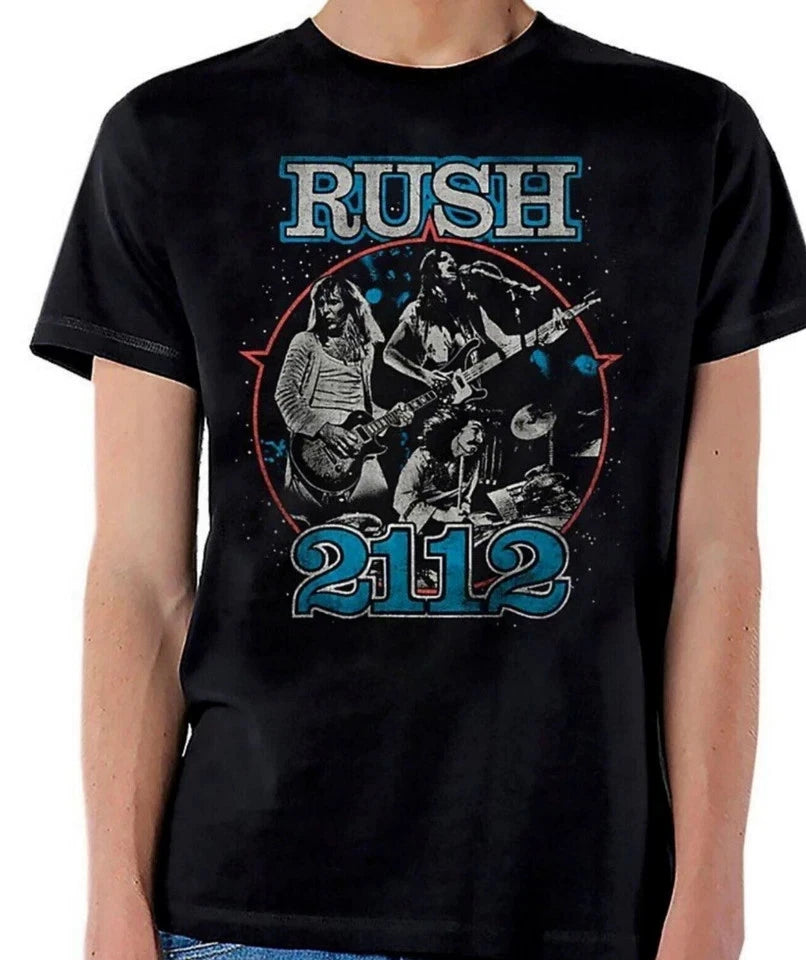 Rush 2112 Live Classic Rock Concert T-Shirt S-5XL