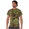 Woodland Camouflage Heavy Duty Heavyweight 6 oz. Poly/Cotton T-Shirt