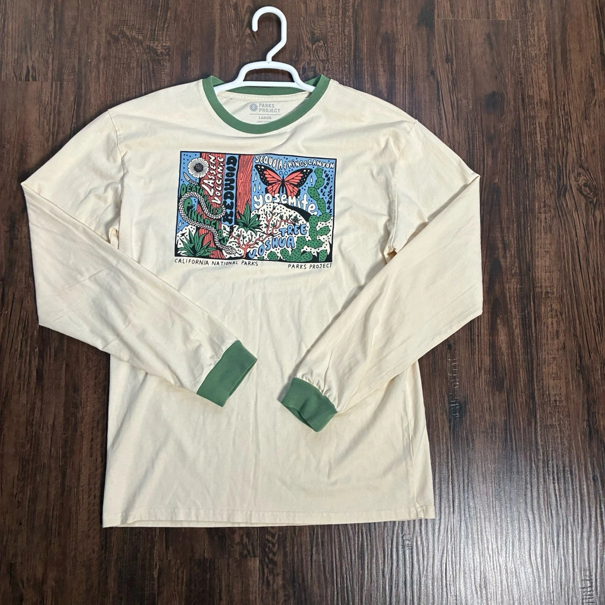 Parks Project Men's L Long Sleeve California National Parks Yosemite Graphic Tee