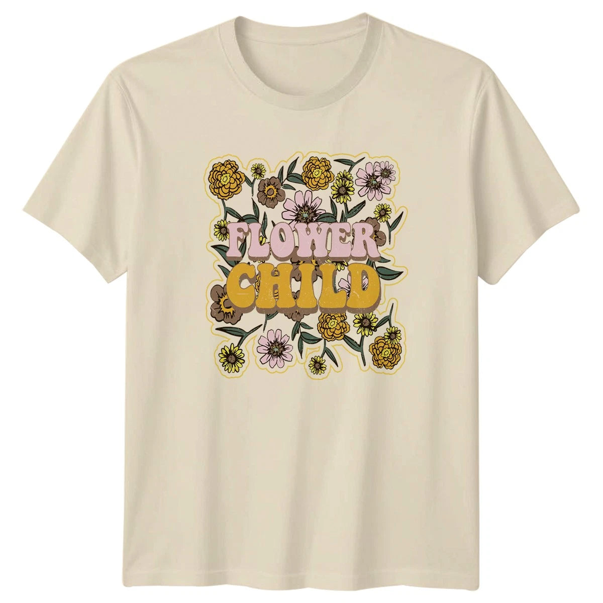 Flower Child Womens T-Shirt Floral Nature Gift For Her