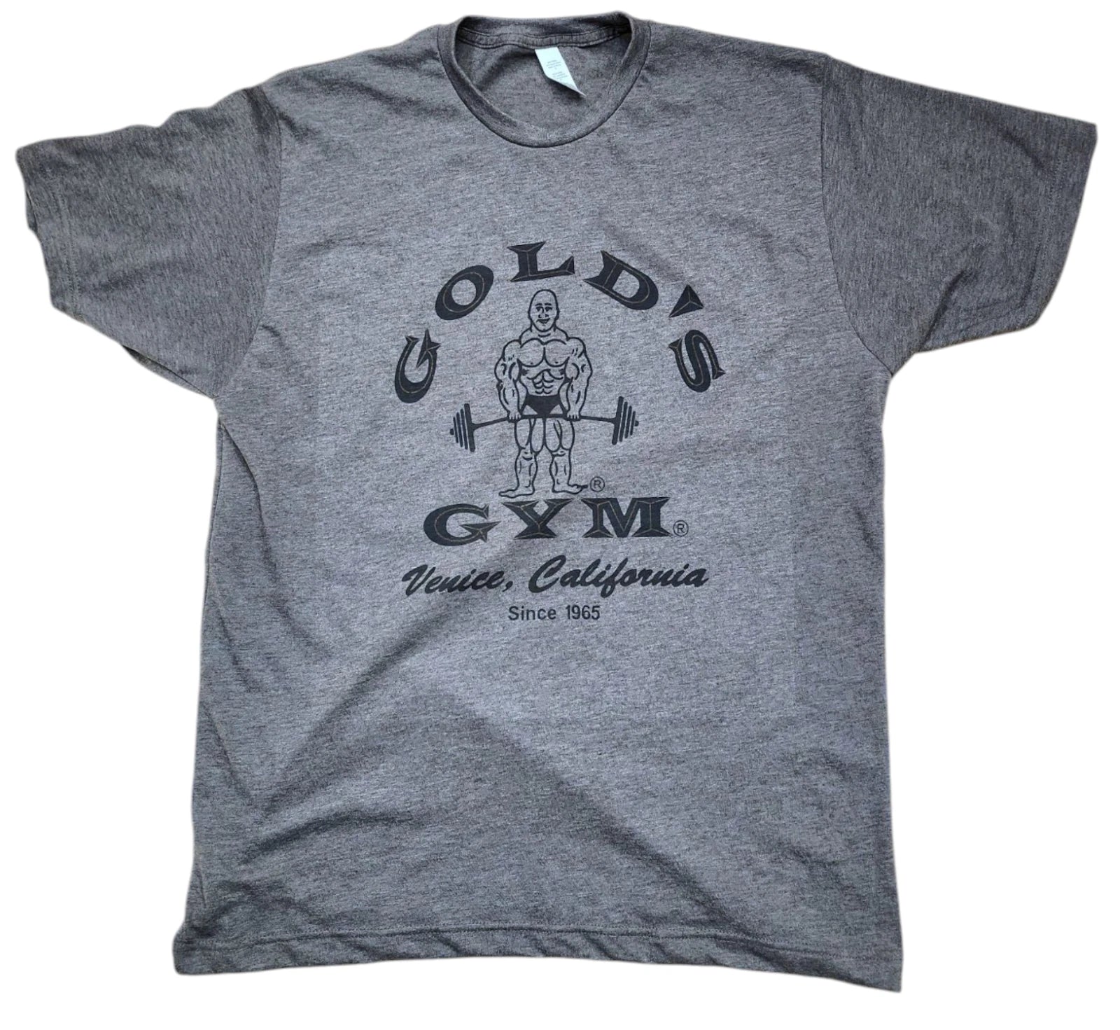 Men's Golds gym 1965 logo Color Vintage Retro style T-shirt soft style gift Idea