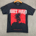 Juice Wrld Legends Never Die Graphic T-Shirt Mens Small Black Red Rap Tee