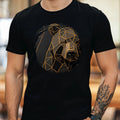 Mens Vintage Bear Graphic Motif Cotton T-Shirt Size XS to 5XL