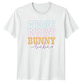 Bunny Bunny Bunny Babe Womens T-Shirt Pastel Aesthetic Easter Gift For Her