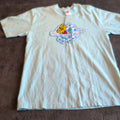 Insomniac Rhythm Therapy Graphic T-Shirt Light Blue Made in USA Mens M NWT