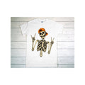 Funny Skeleton Halloween T-Shirt, Rock Hand Skeleton Tee, Spooky Season Shirt Image 1 of 3