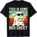This is Some Boo Sheet Ghost Retro Halloween Funny Halloween T Shirt