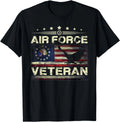 Veteran US Air Force Tshirt - American Betsy Ross Flag Gift Unisex T-Shirt