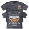 Embrace Your Mind Unisex Mens Carbon Grey 240gsm French Terry Acid Wash T-Shirt