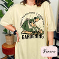 Sarcastic Retro Gardening T-shirt Vintage Gardening Tshirt Plant Lady Shirt Gar