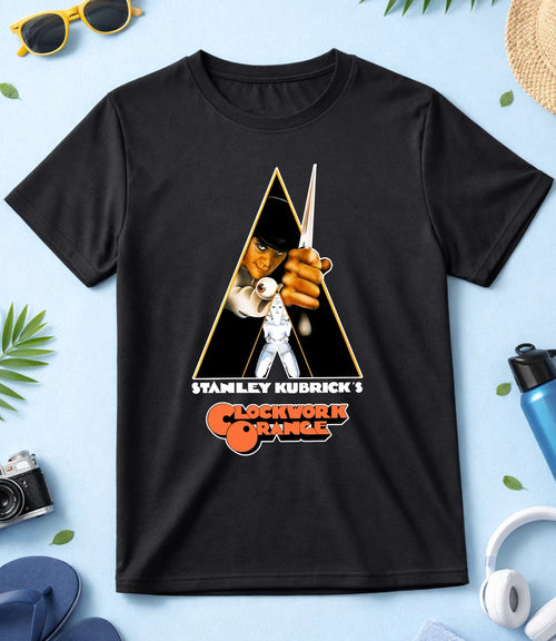 A Clockwork Orange Stanley Kubrick Men / Women White-Black T Shirt N106